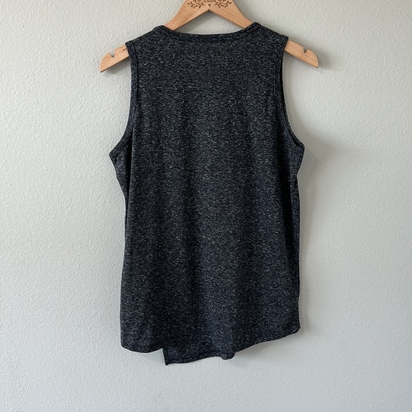 Athleta Heather Gray Crossover Getaway Workout Tank Top Small - Picture 9 of 9
